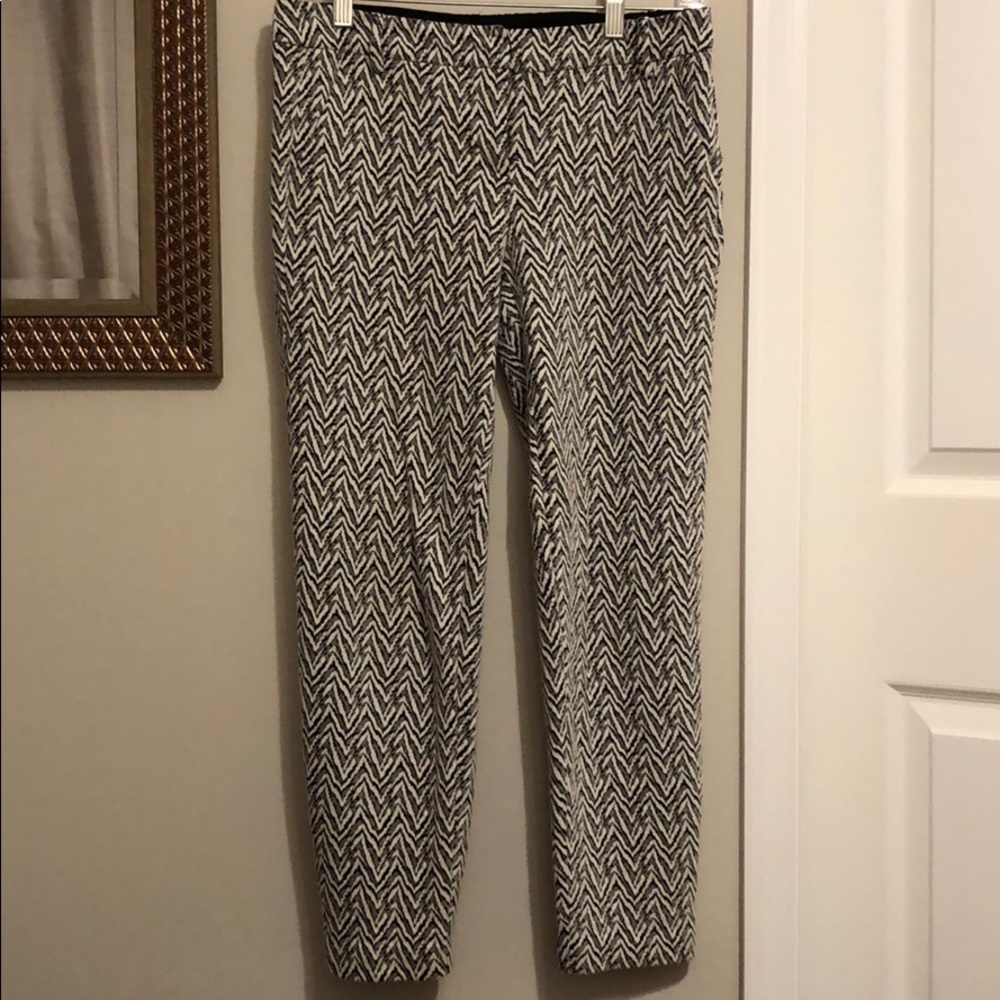 NY&C cropped print pants - size 2